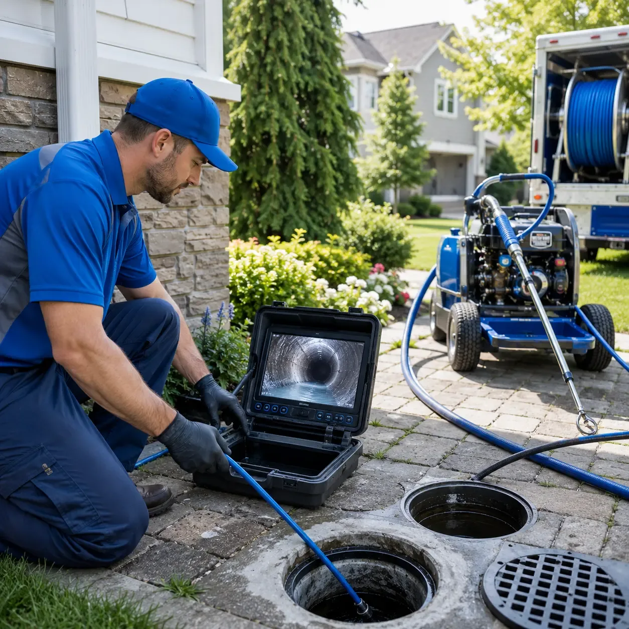 Outdoor drain cleaning professionals serving Strawberry, CA