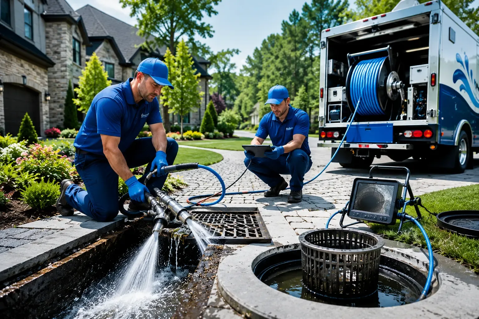 Local outdoor drain cleaning professionals in Strawberry, CA